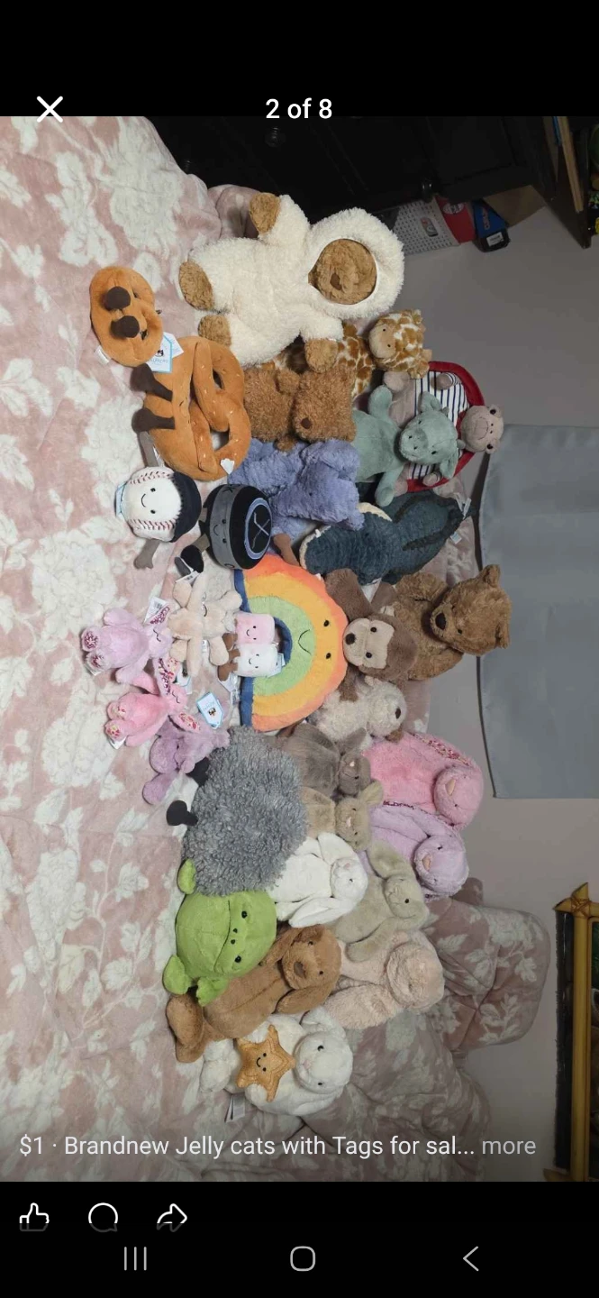 Brandnew Jelly cats with Tags  , please read ad