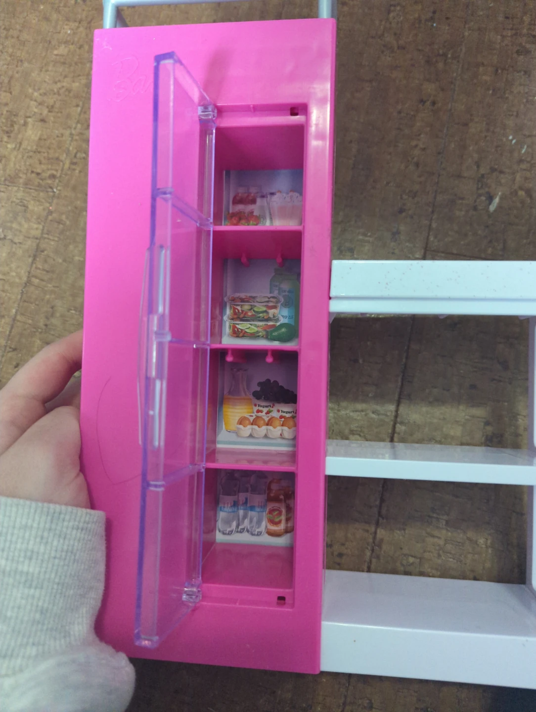 Barbie Pink Refrigerator Toy with Accessories - photo 3