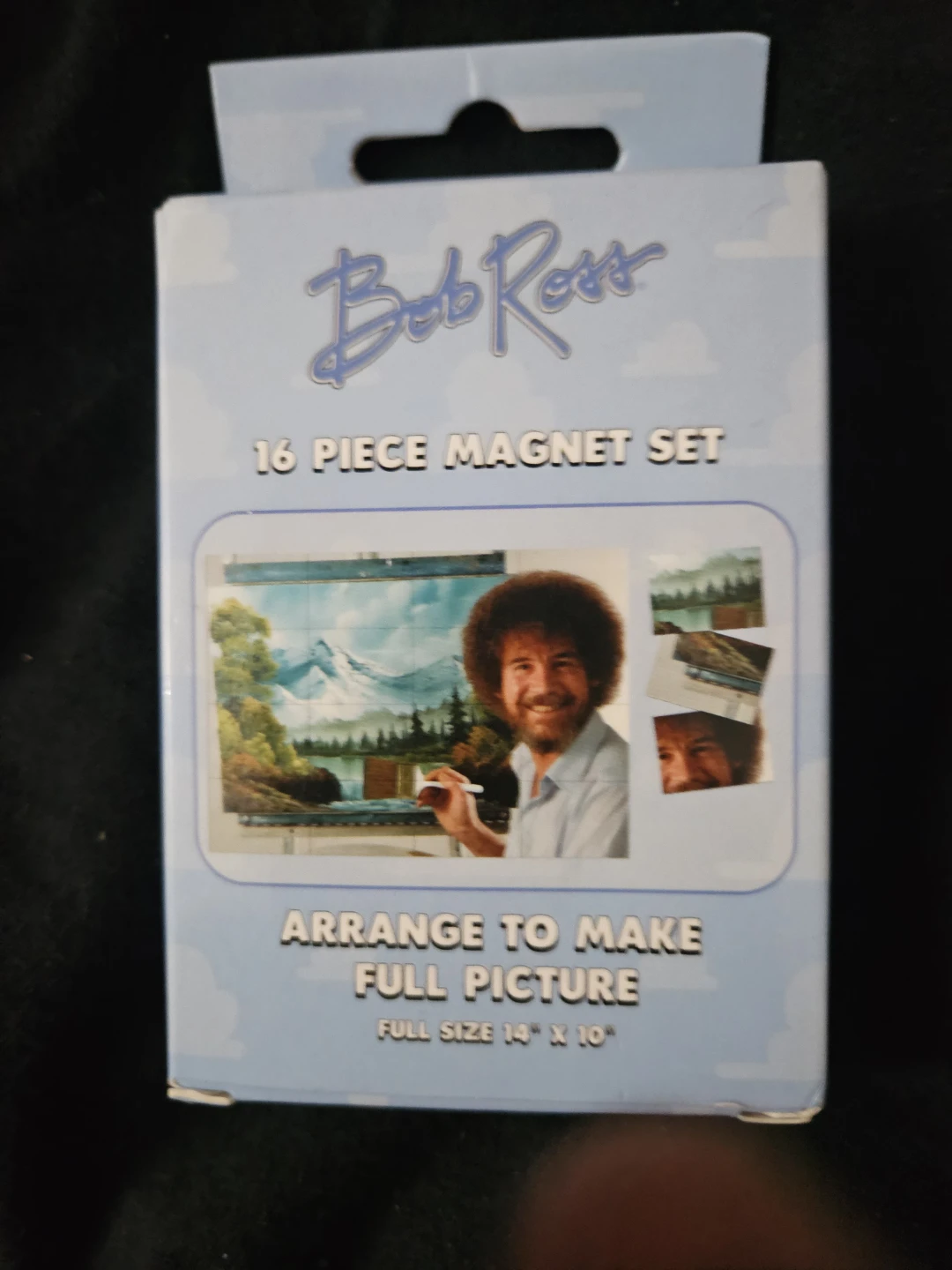 Bob Ross 4 Pack Button and magnet set