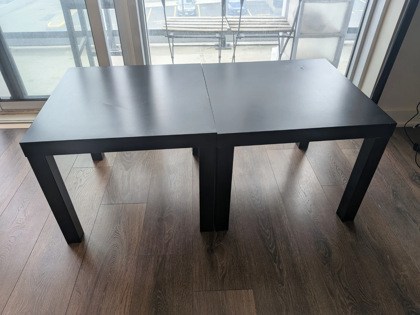 IKEA Black Side Tables - Pair - photo 5