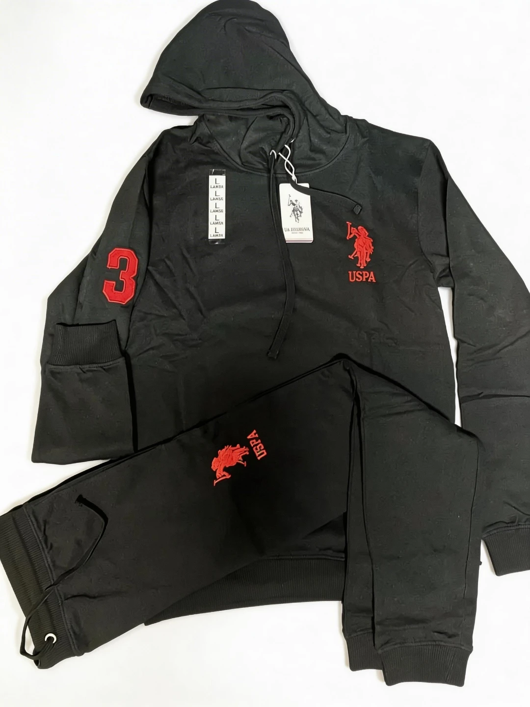 USPA Men's tracksuit hoodie and pants set