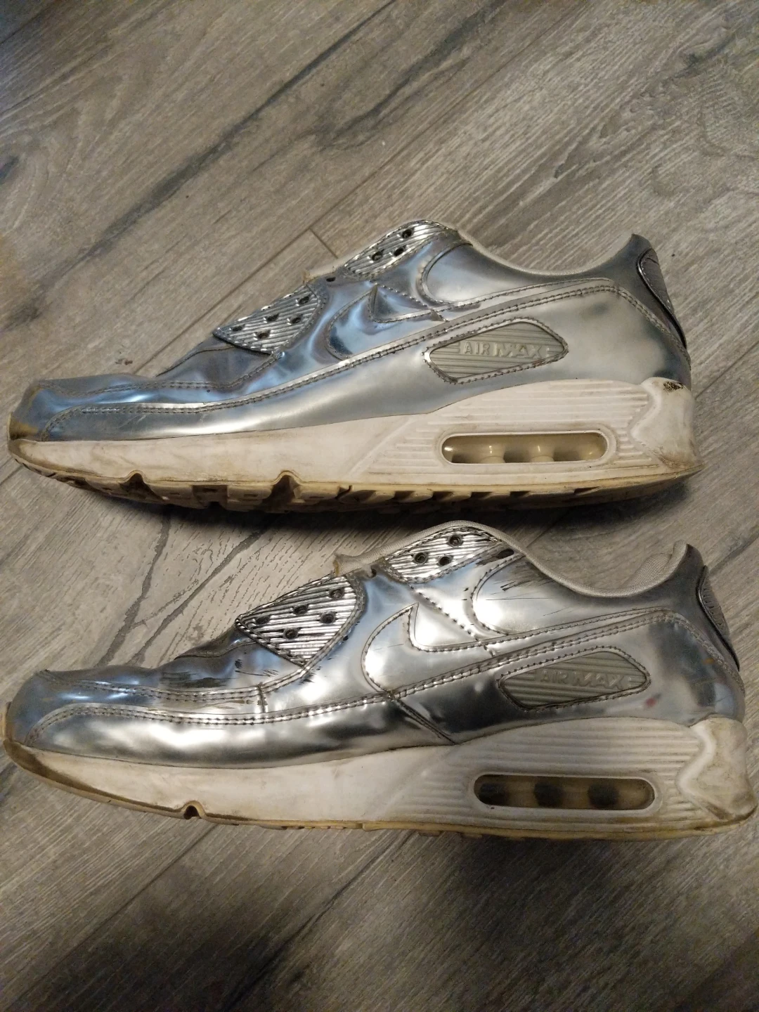 Silver Nike airmax US size 12 womens - photo 2