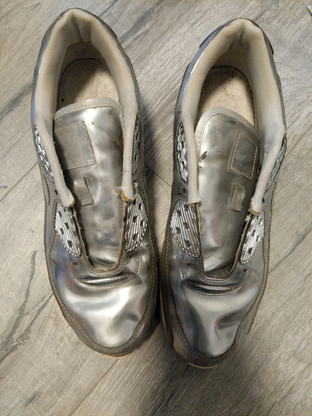 Silver Nike airmax US size 12 womens - photo 3