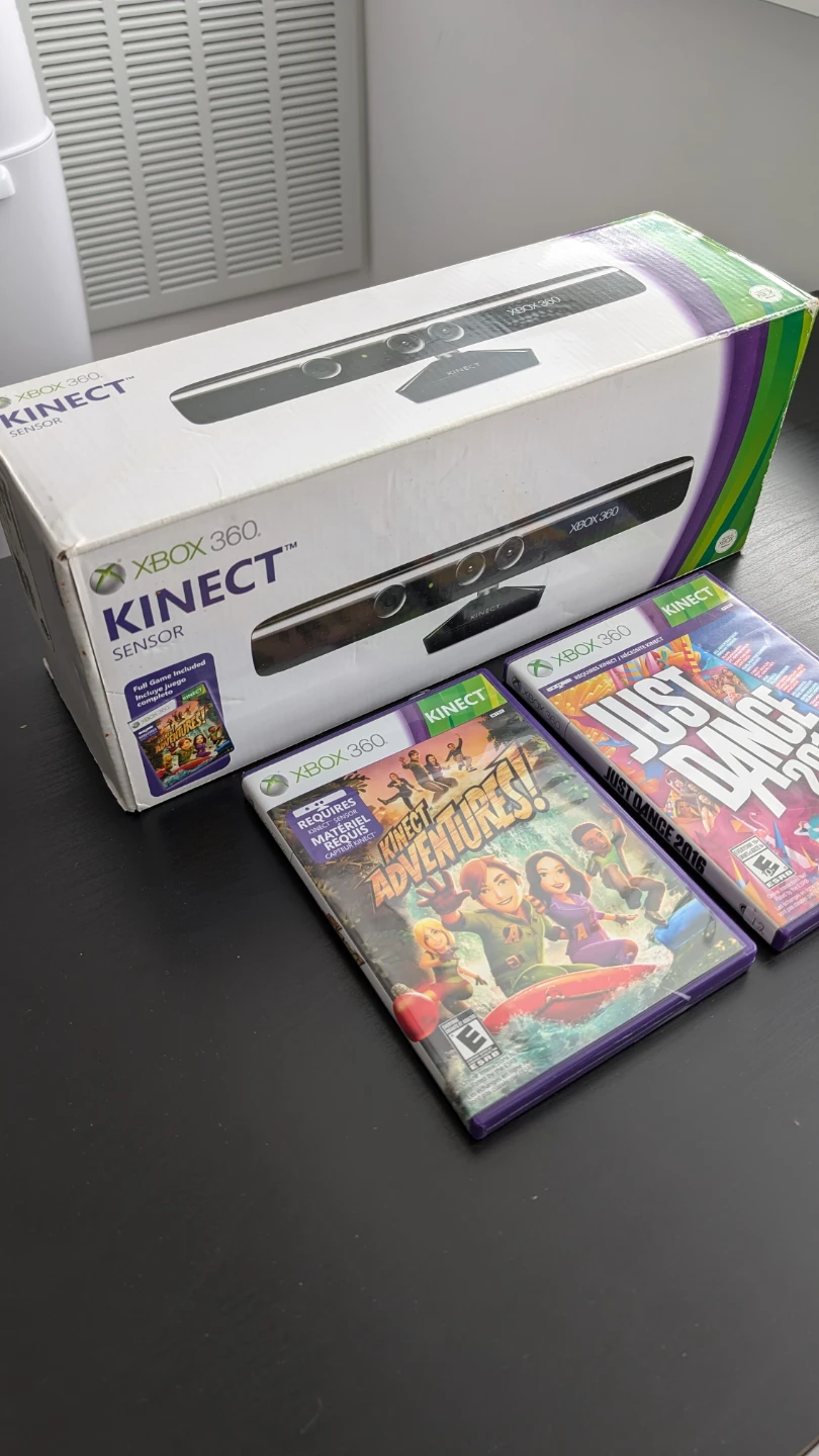 Xbox 360 Kinect Sensor w Just Dance 2016