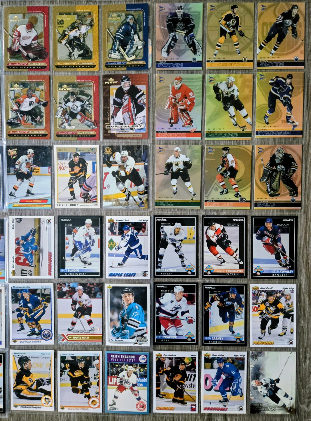 Jagr, Roy, Lemieux, 126 Card, 6 Becketts. Star & Rookie Lot - photo 4