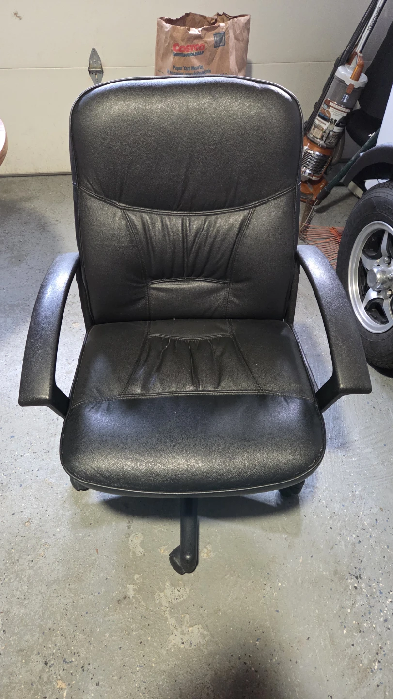 Black Leather Office Chair