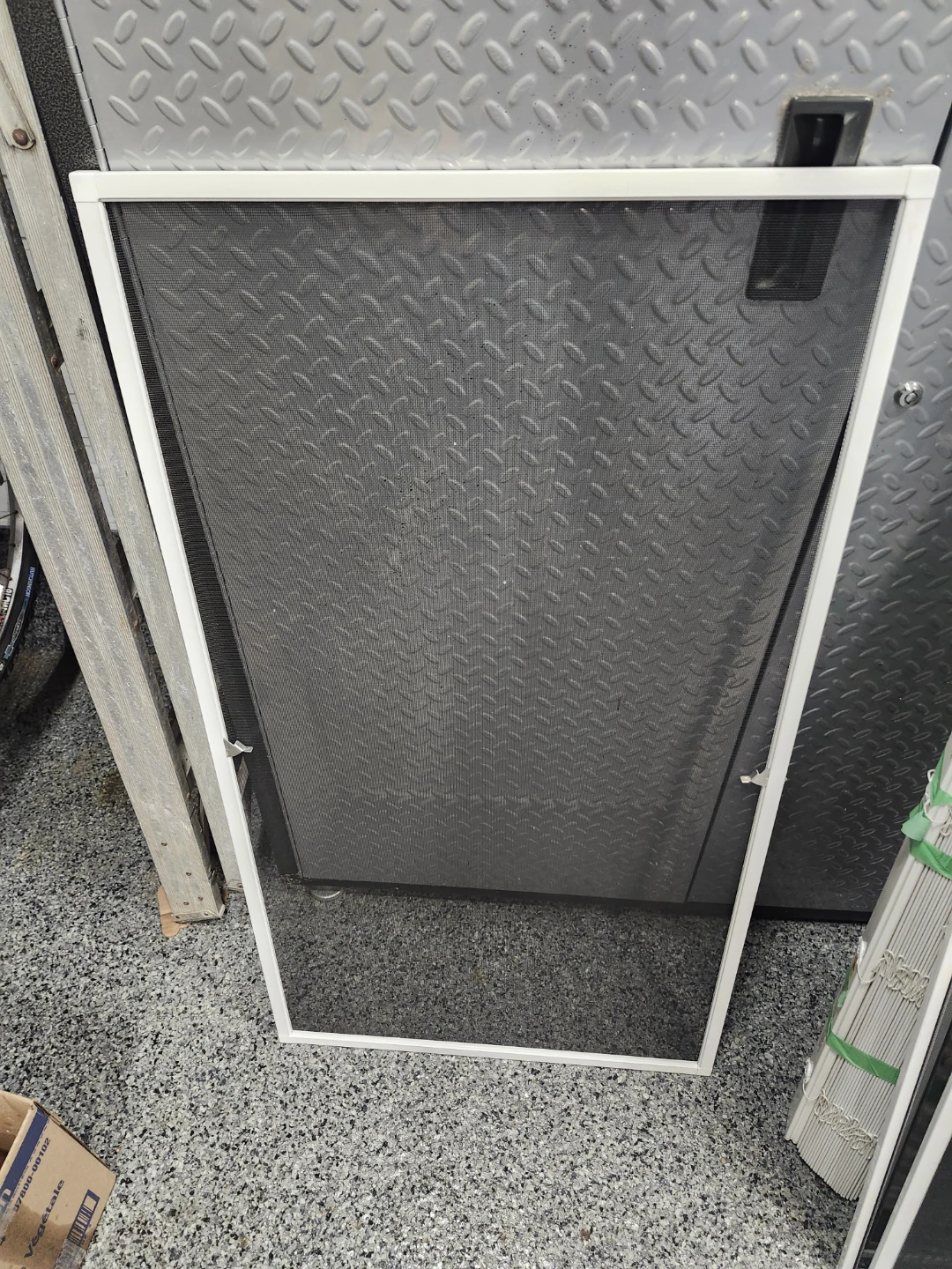 White Window Screen