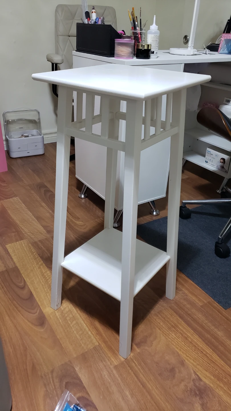 White Accent Table