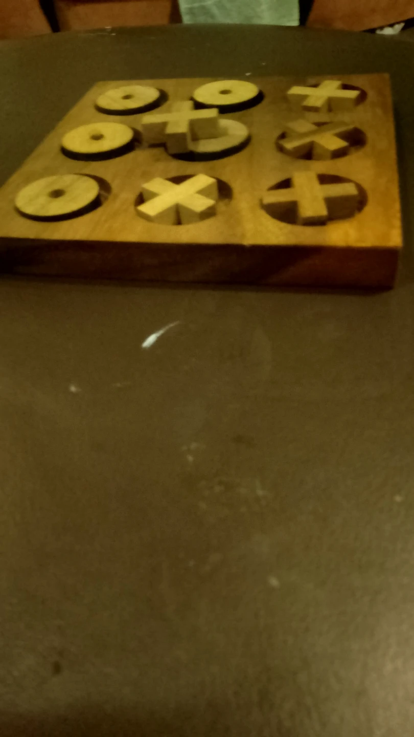 Wooden Tic Tac Toe Game Set - photo 3