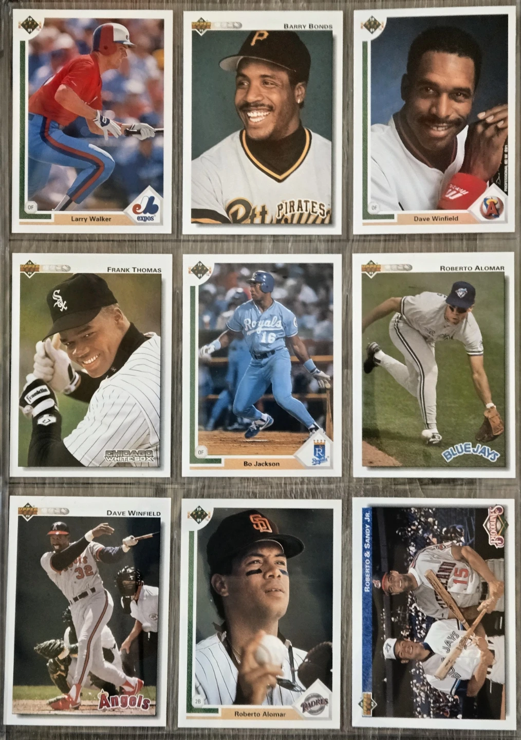 63 NRMT-MT Baseball Stars Card Collection, UD.1990-93