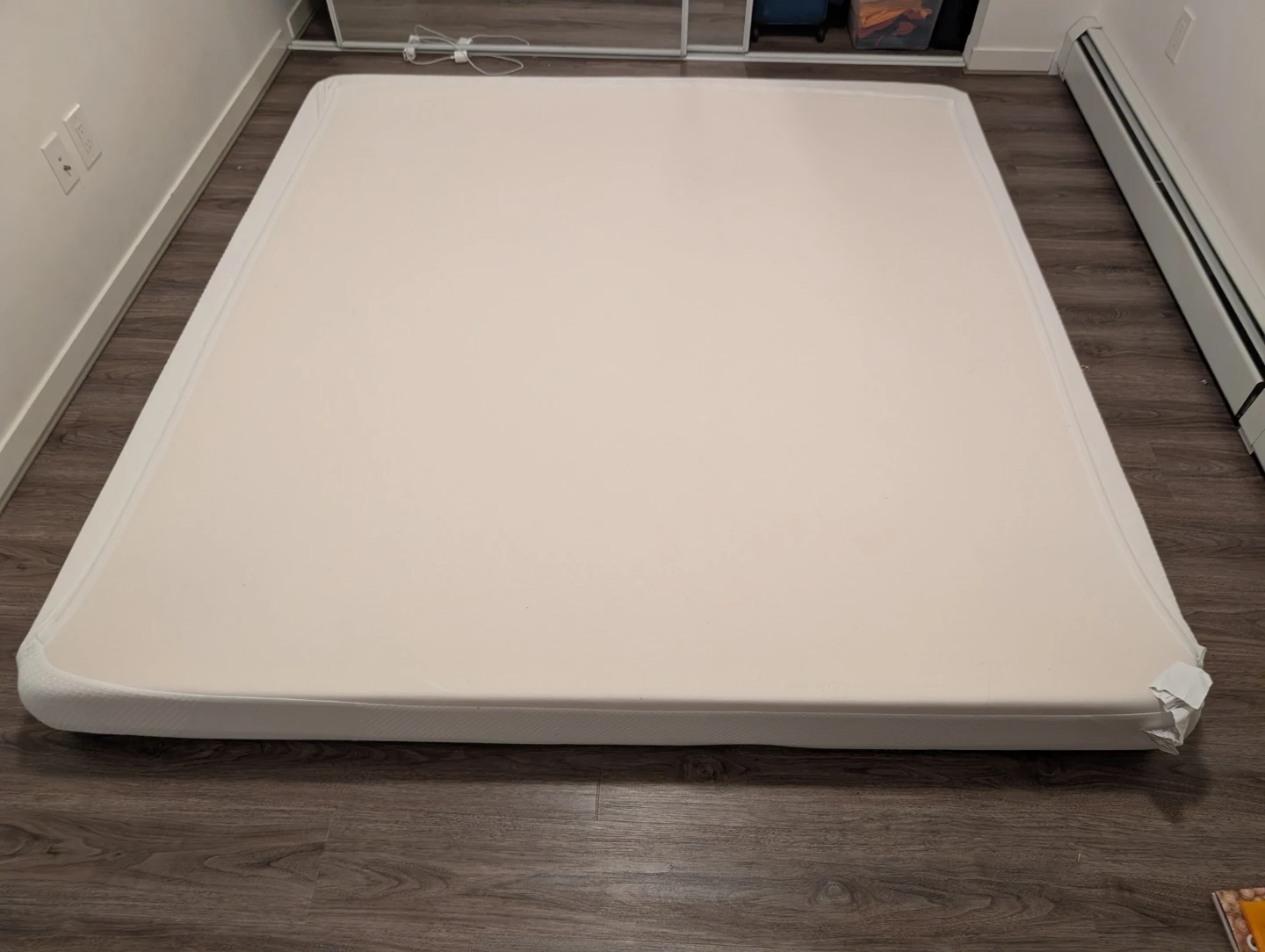 White Queen Size Box Spring