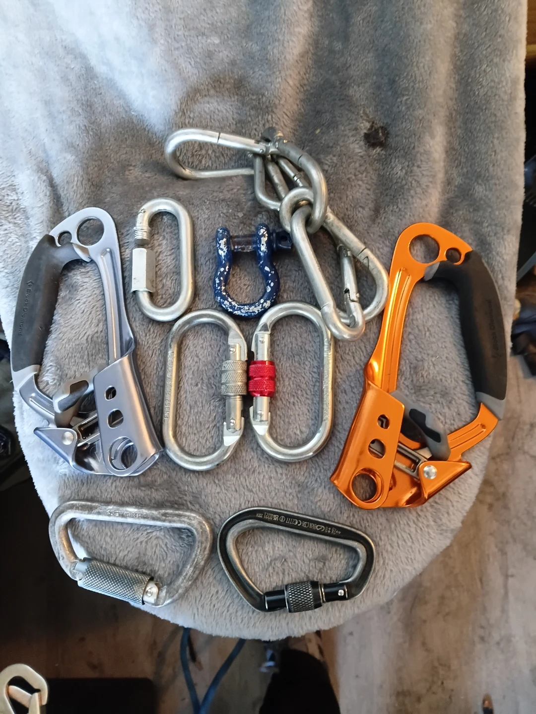 Climbing Gear Set - Harness, Ropes, Carabiners & More - photo 4