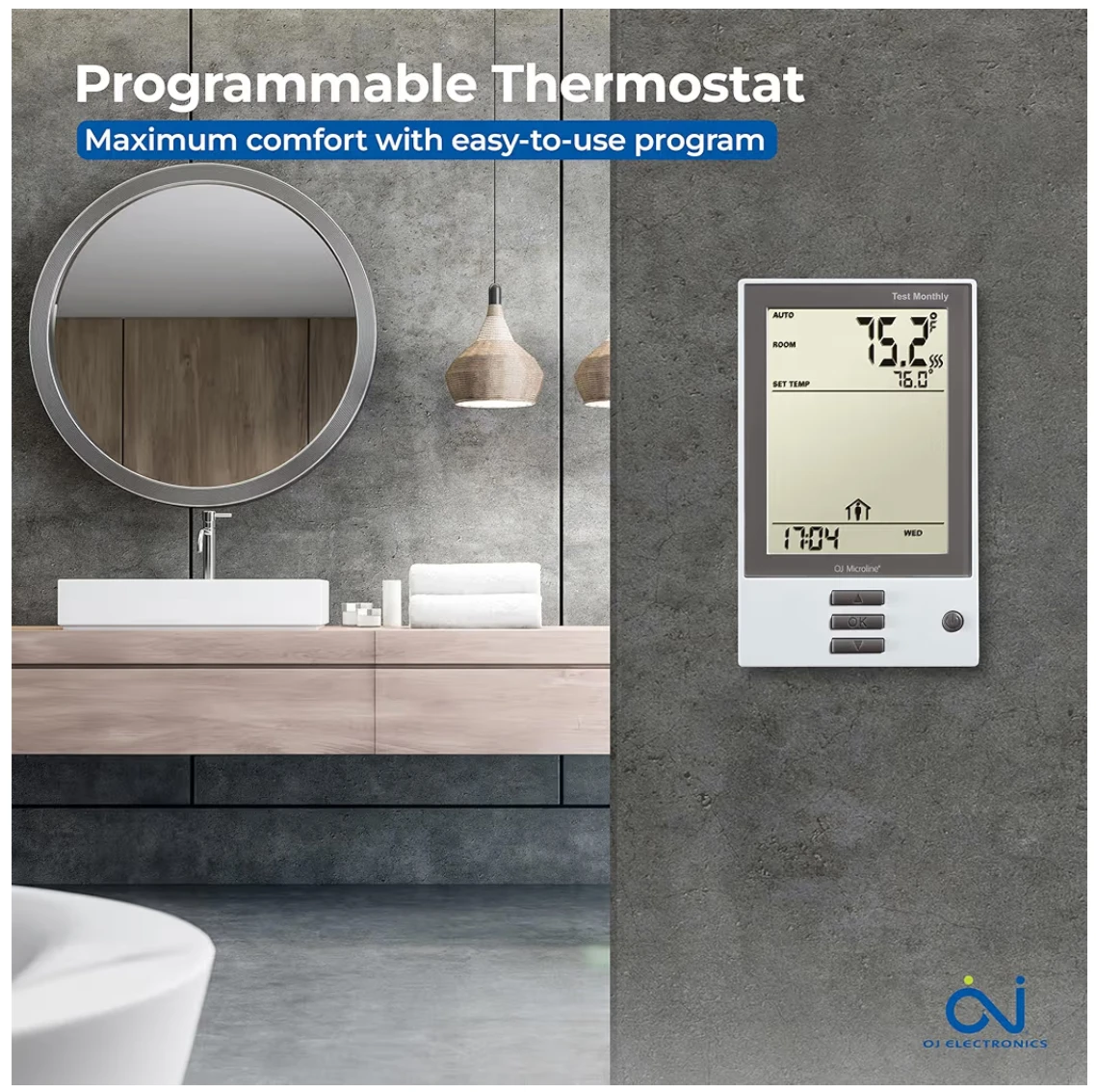 OJ Microline Programmable Floor Heating Thermostat - photo 3