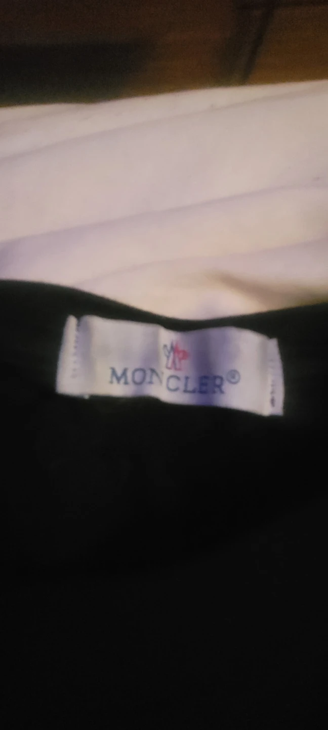 Moncler Black T-Shirt with Logo - photo 3
