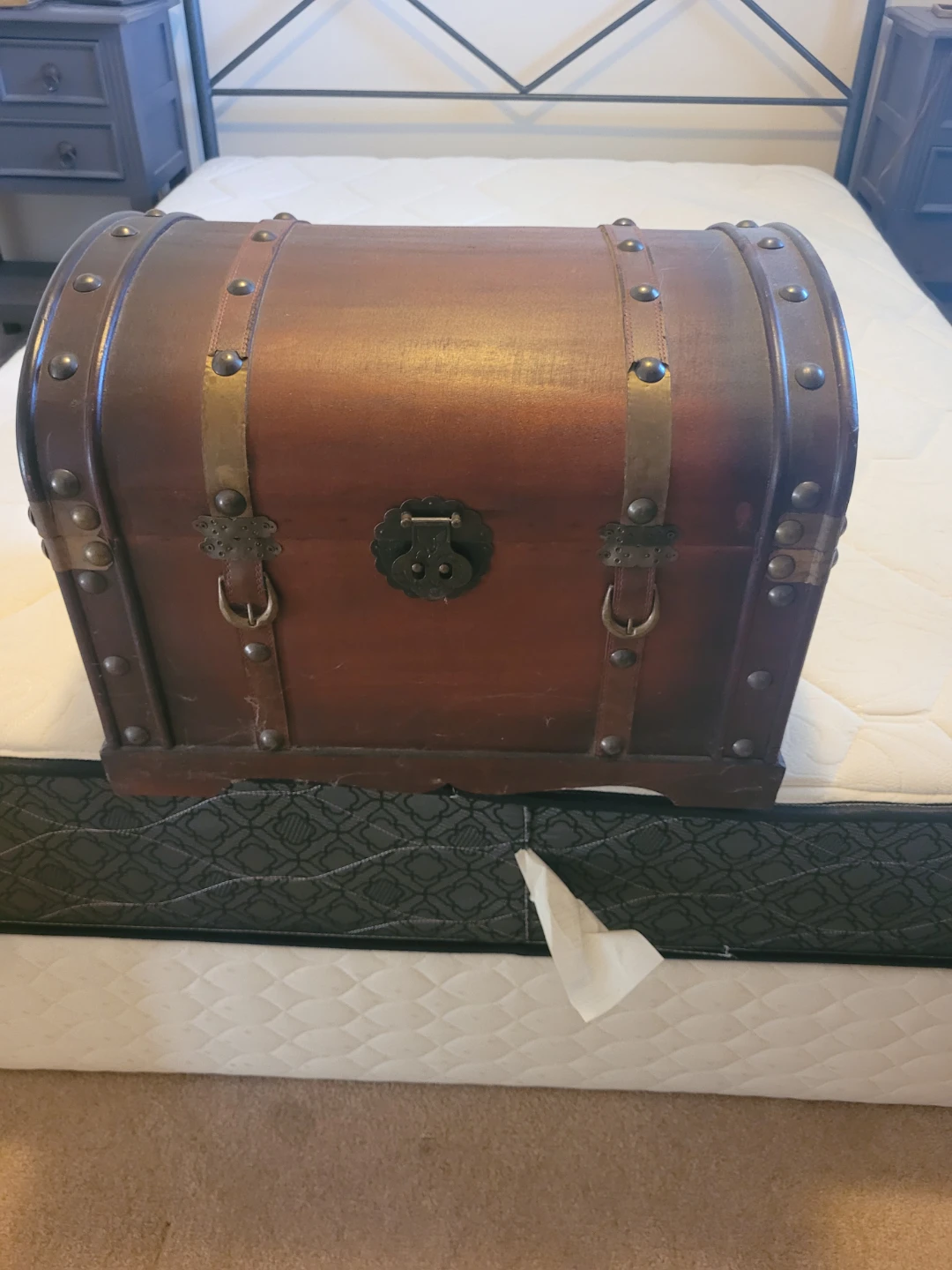 Decorative Wooden Treasure Chest Box