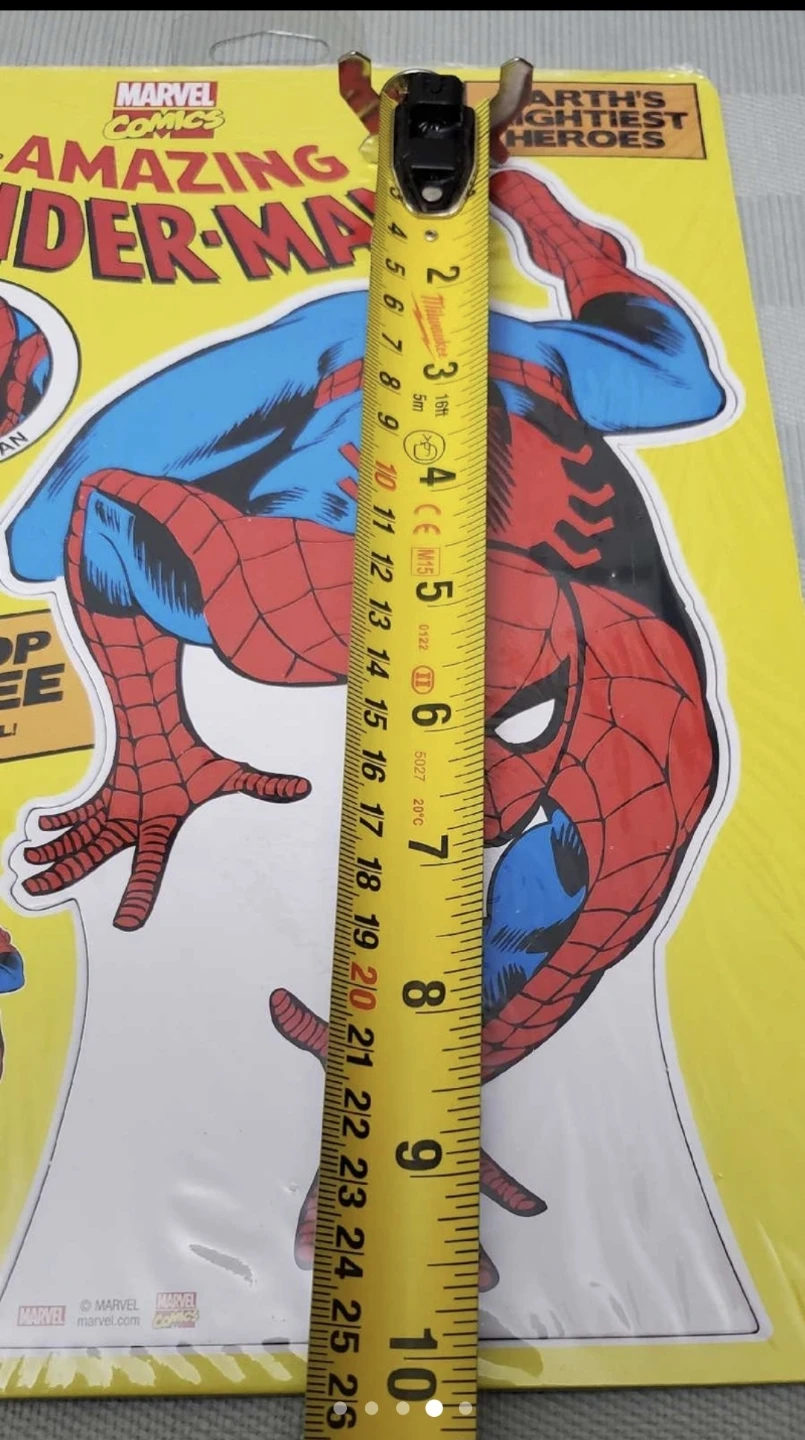 new marvel comics spiderman desktop standee - photo 4