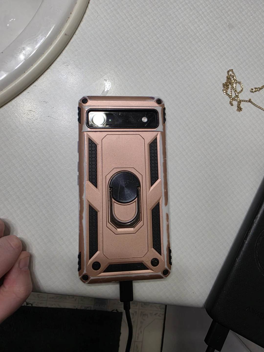 GooglePixel 6a Phone with case - photo 3