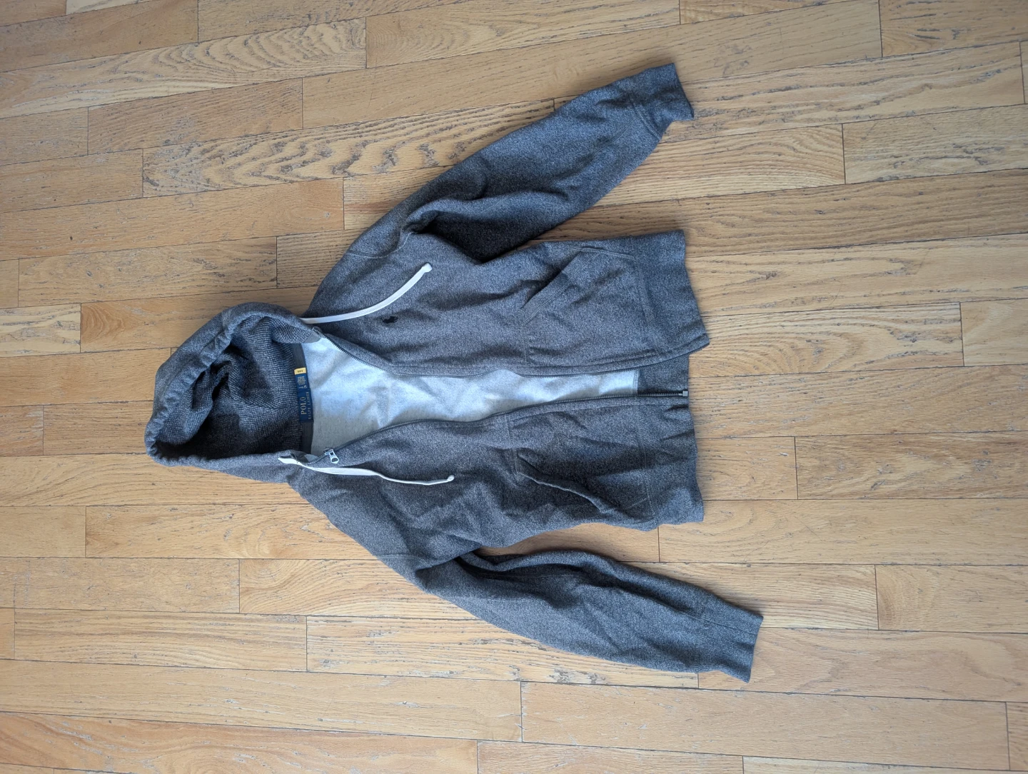 Polo Ralph Lauren Grey Zip-Up Hoodie