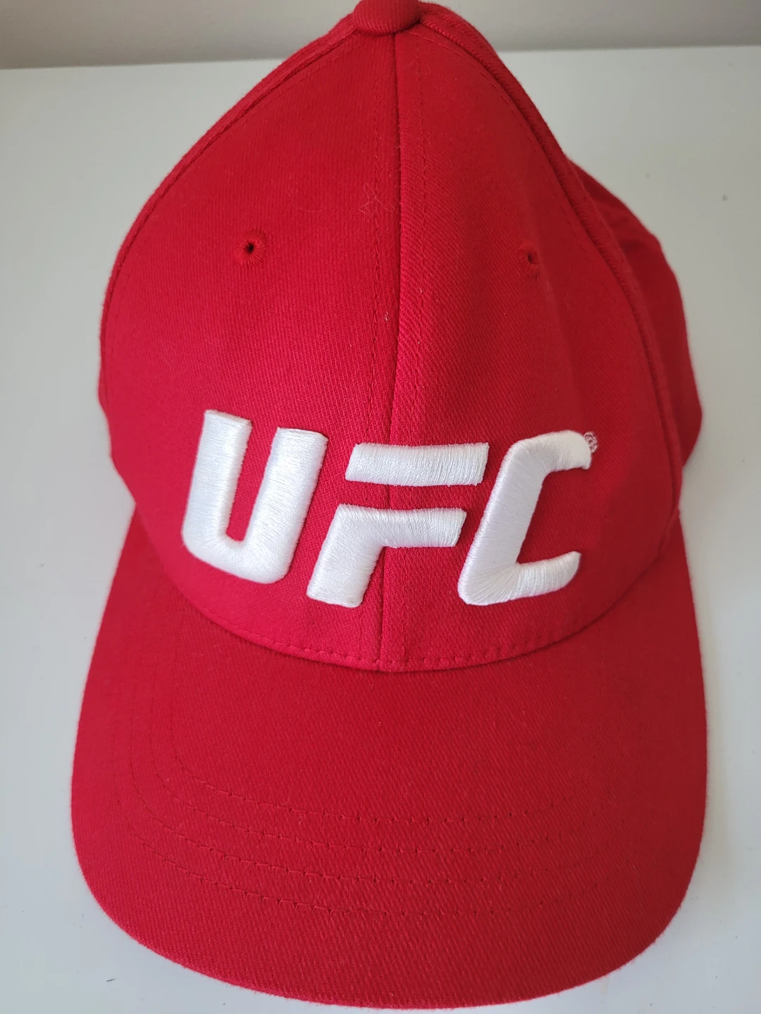 Red UFC Flexfit Baseball Cap S-M