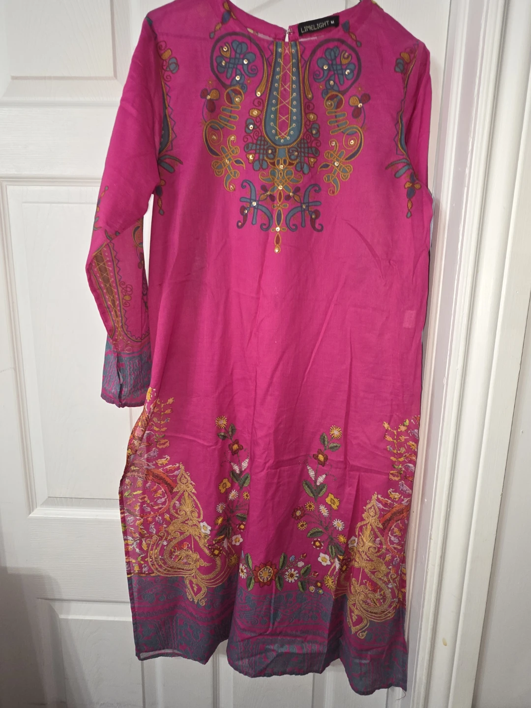 Limelight Pink Embroidered Kurti - photo 2