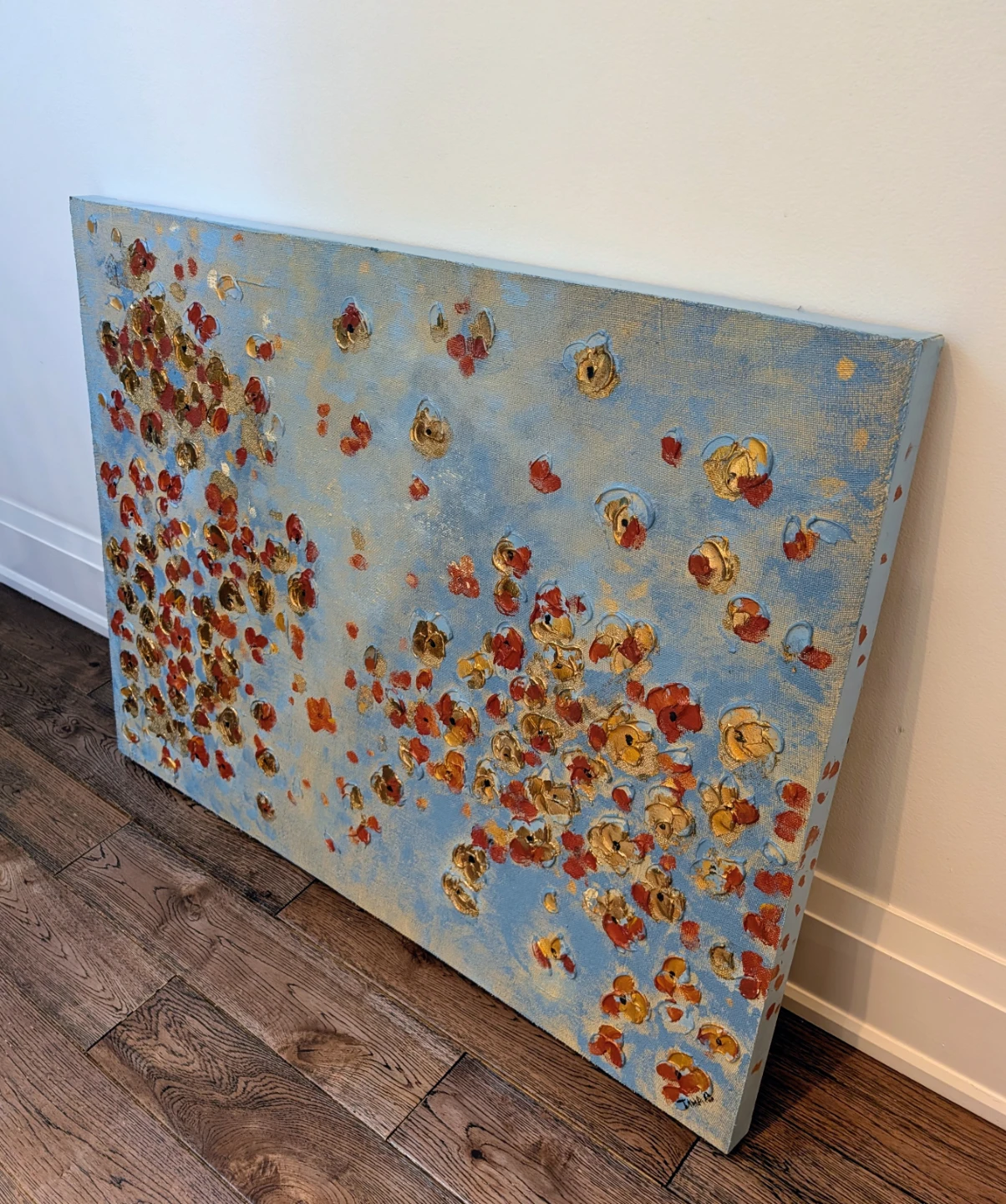 Large Textured canvas painting - photo 4