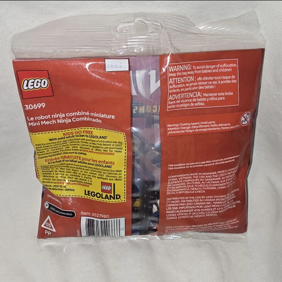 LEGO Ninjago Mini Ninja Combo Mech Building Toy 30699 - photo 2