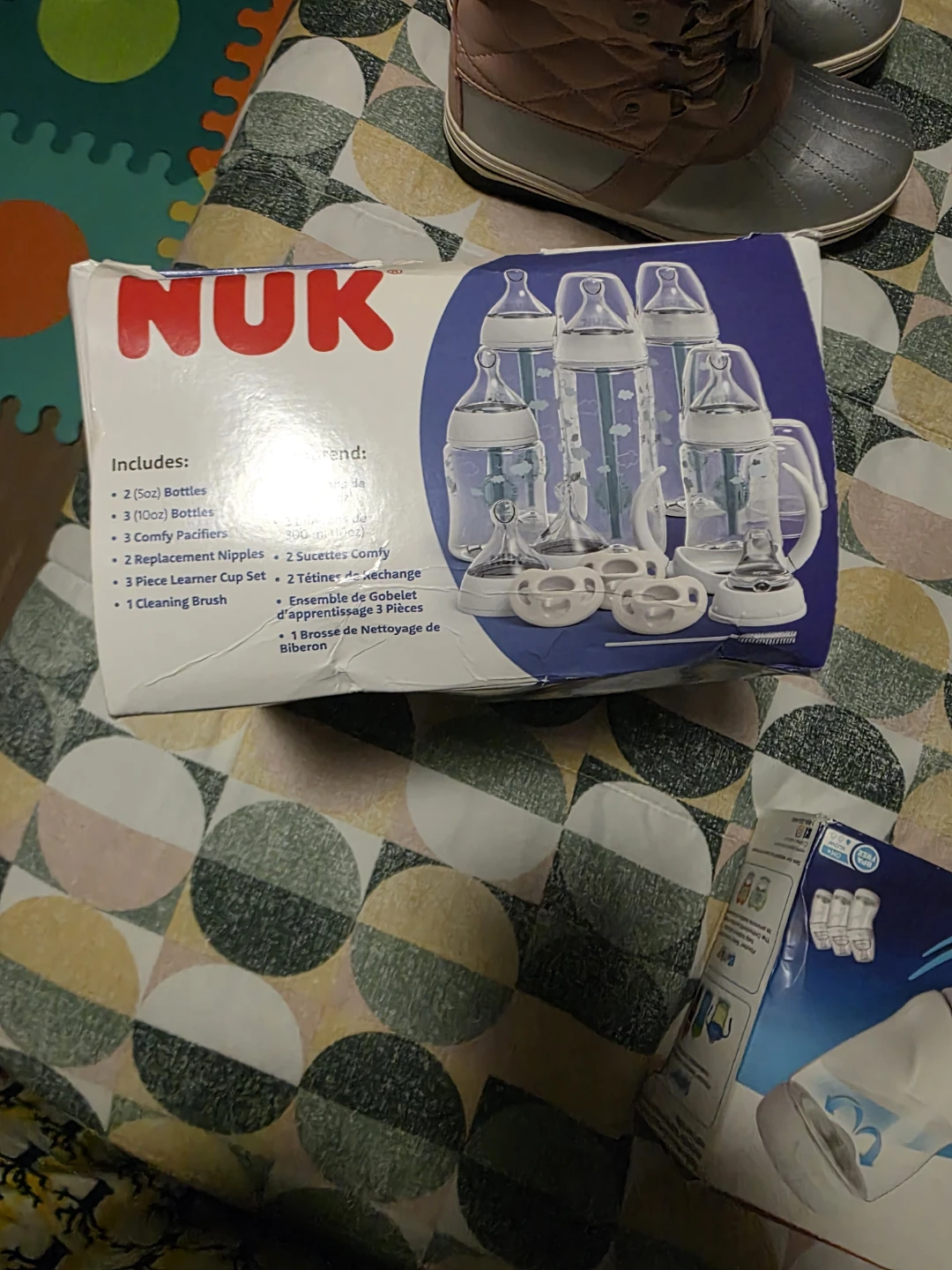NUK Smooth Flow Anti-Colic Bottle Baby's First Year Gift Set - photo 5