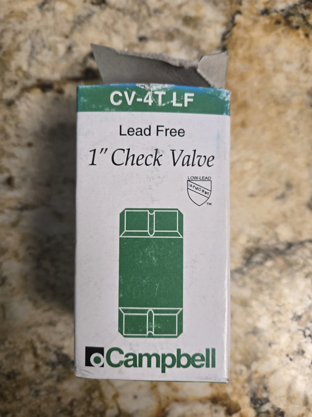 Campbell 1" Lead Free Check Valve CV-4T-LF - photo 2