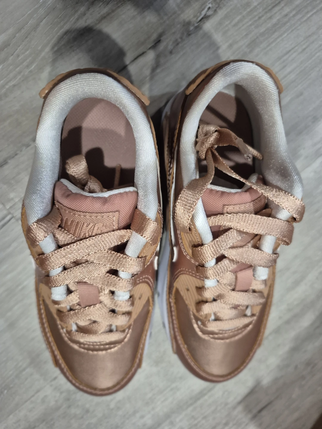 [NEW] Nike Air Max 90 SE LTR (PS) Rose Bronze Shoes - Size 12C - photo 5