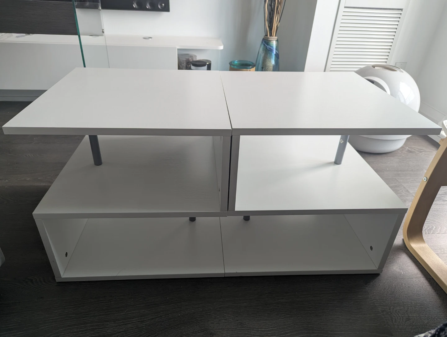 Square Side Table - White (X2) - photo 2