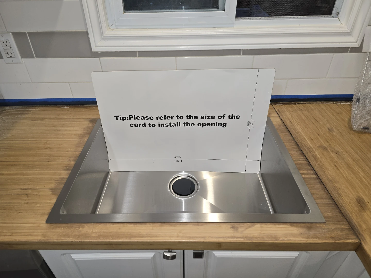 Stainless Steel Kitchen Sink with Drying Rack and Drainboard - photo 2