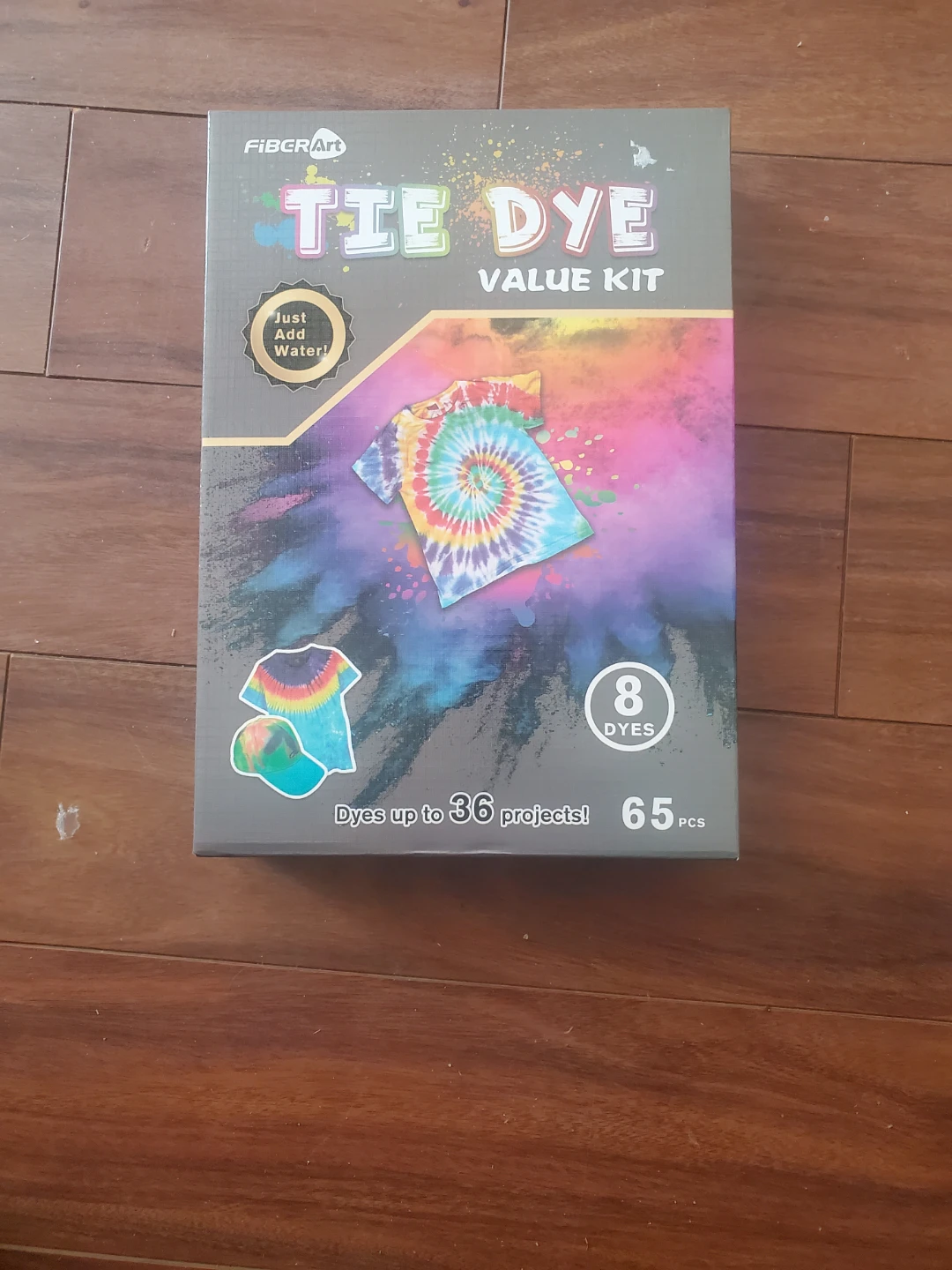 Fiber Art Tie Dye Value Kit - 8 Dyes, 65 pcs