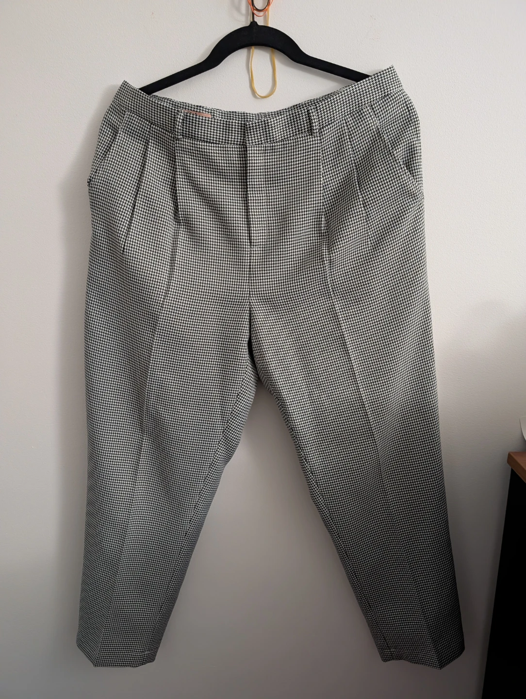 Real Clothes Houndstooth Pants Office Pants Office Formal Wear