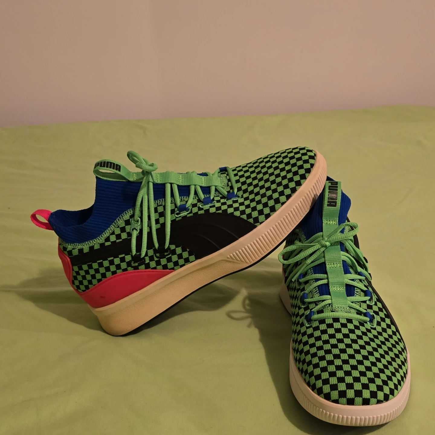 Puma Clyde Court "Chessboard" Sneakers