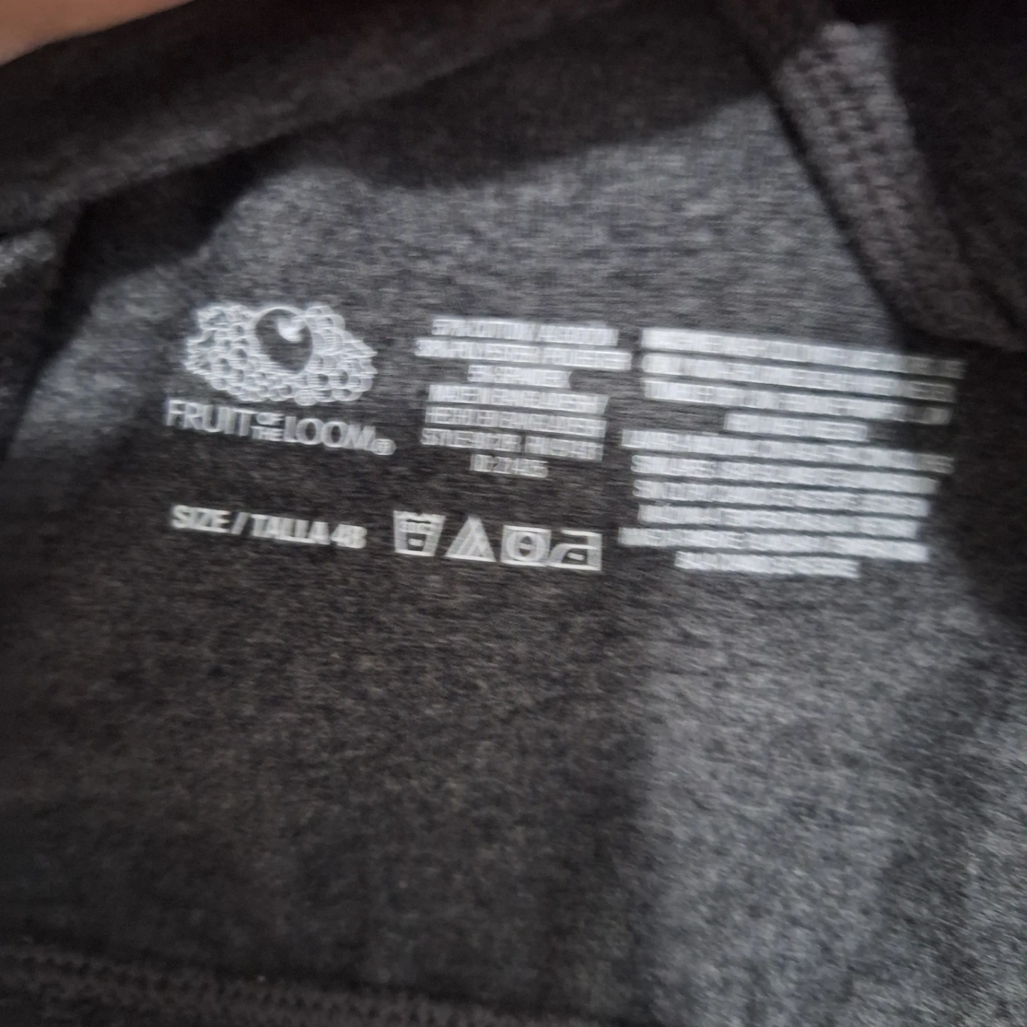 Fruit of the Loom Dark Grey Racerback Tank Top Size 8 - photo 2