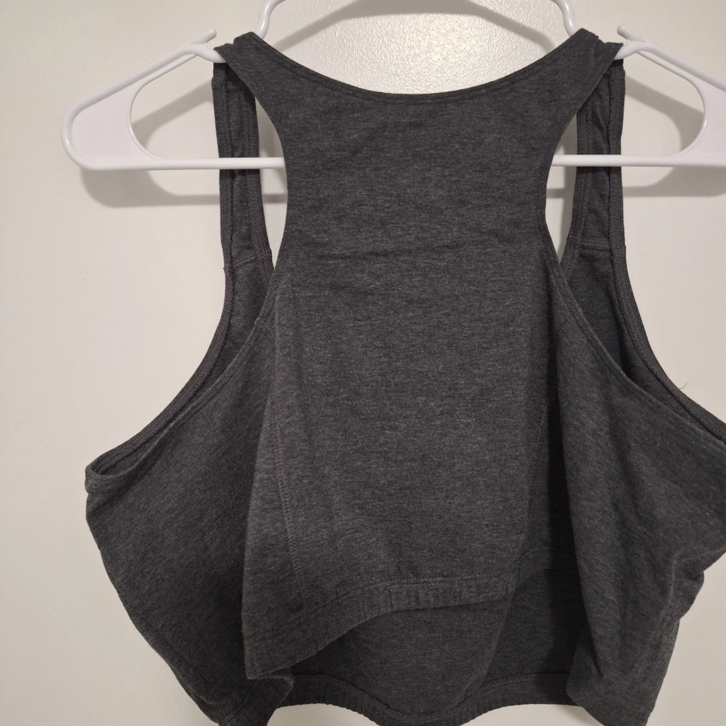 Fruit of the Loom Dark Grey Racerback Tank Top Size 8 - photo 3