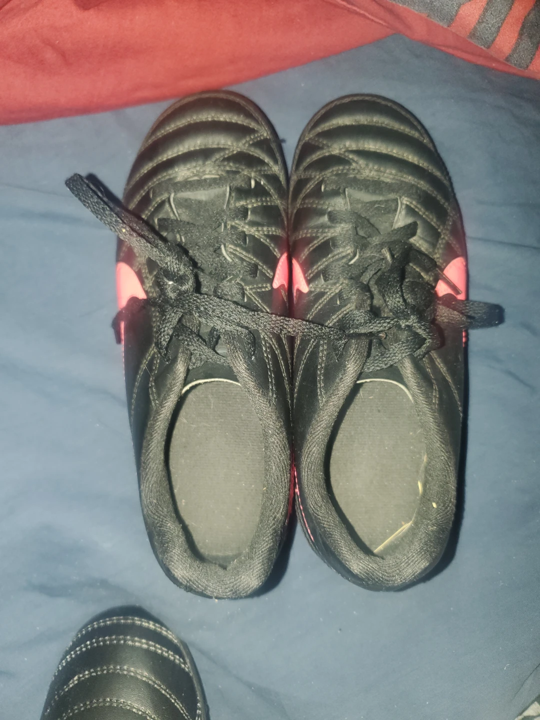 Nike Soccer Cleats Black Pink Youth Size 2Y - photo 2