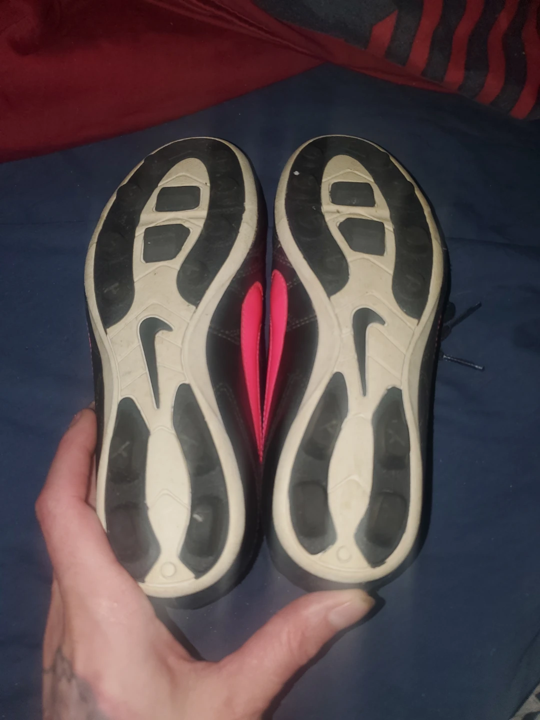 Nike Soccer Cleats Black Pink Youth Size 2Y - photo 3