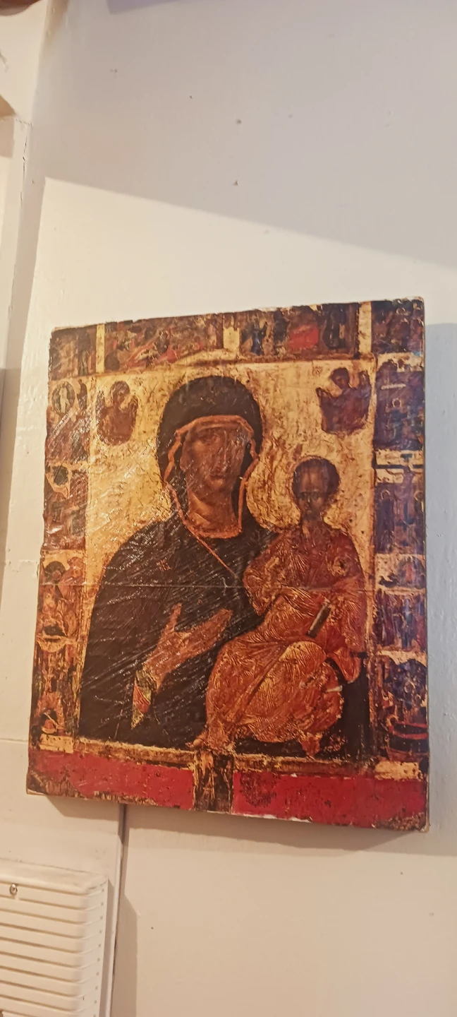 Vintage Religious  Wooden Wall Plaque - photo 3