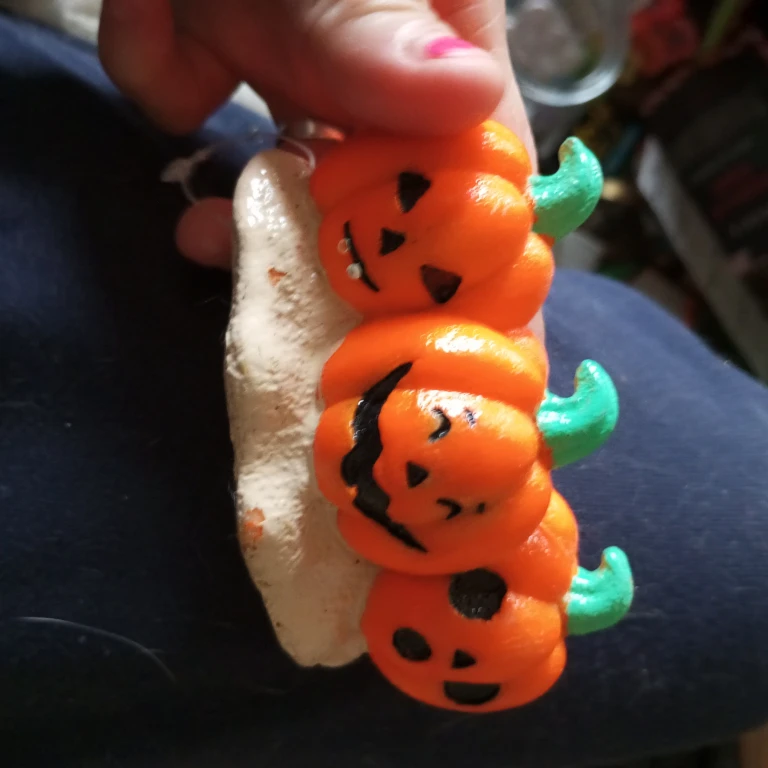 Stacking Pumpkin & Oogie Boogie Halloween Figures for aquari🌱um - photo 2