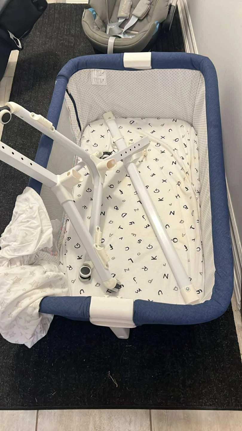 BabyTrace Multifunctional Baby Bedside Bassinet Sleeper - photo 5
