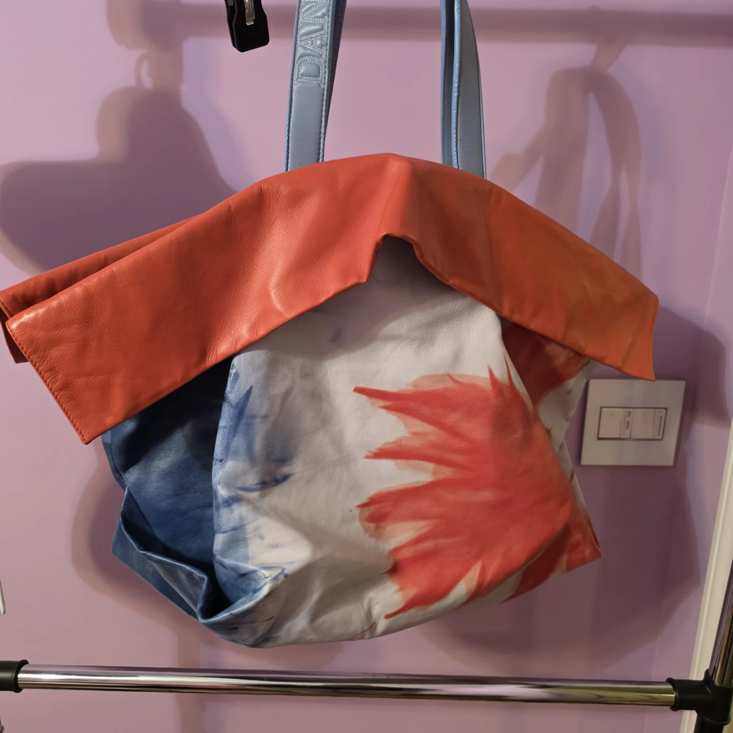 DANCASSAB Tote Bag Genuine Lamb leather Large - photo 2