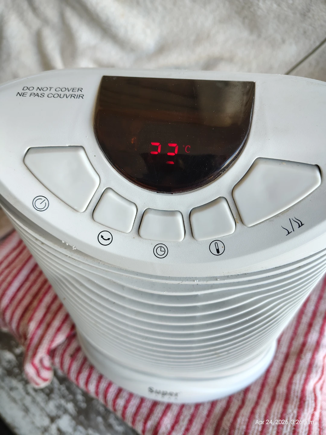 1500W Digital Deluxe Space Heater with 🥕 Oscillating - photo 3