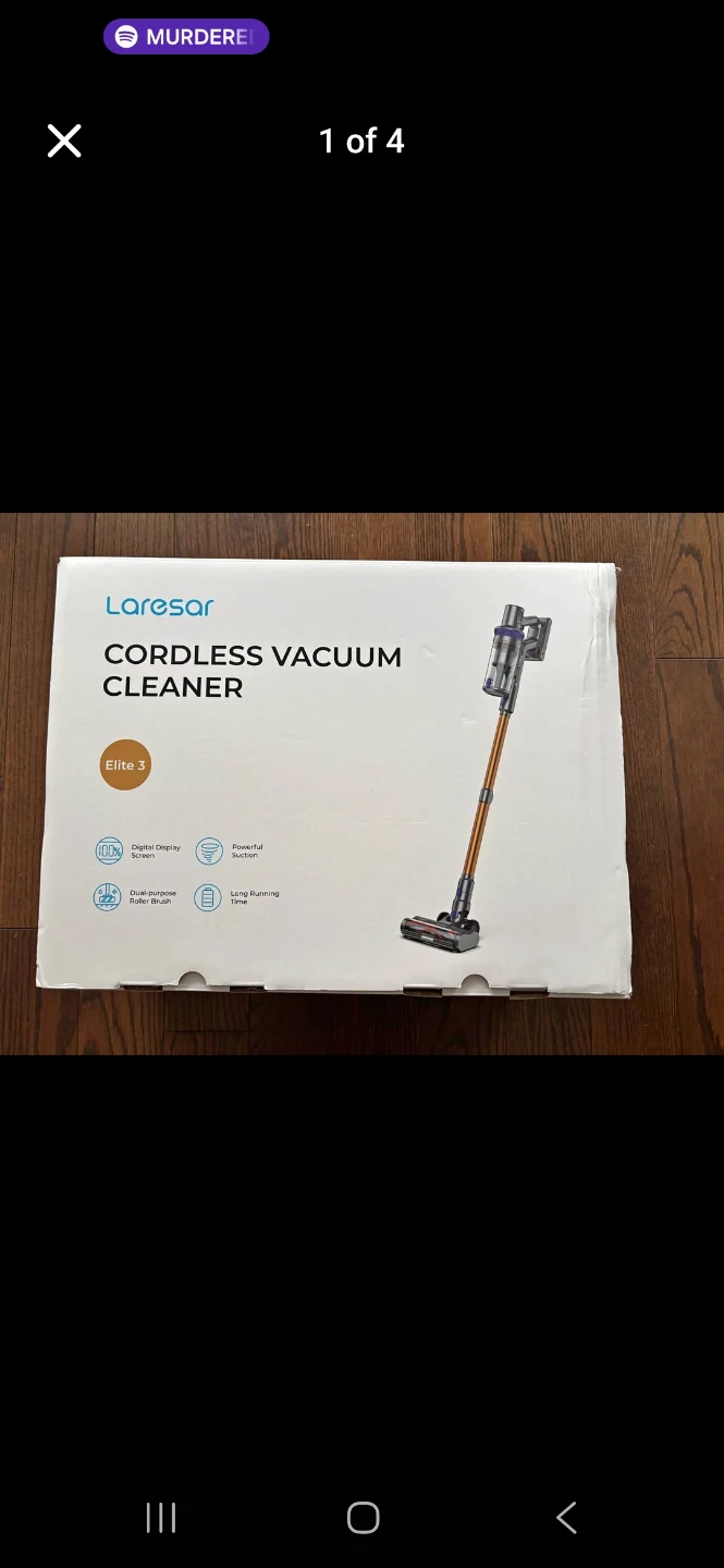 Laresar Cordless Vacuum Cleaner Elite 3