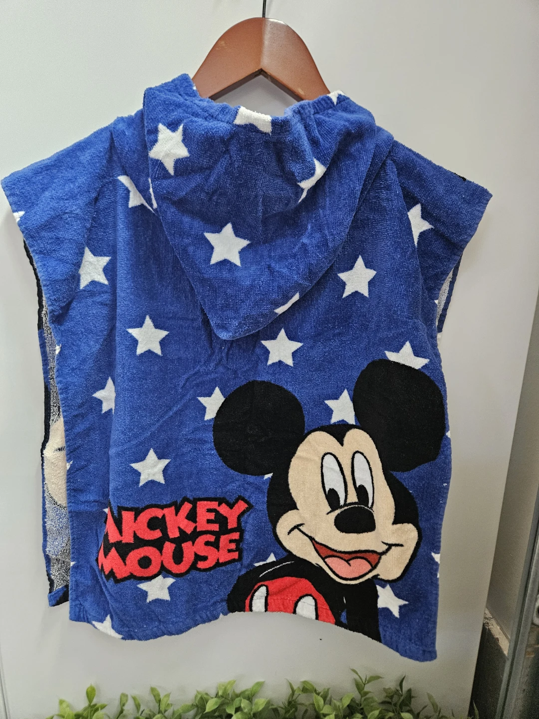 Blue Mickey Mouse Hooded Poncho Towel - photo 2
