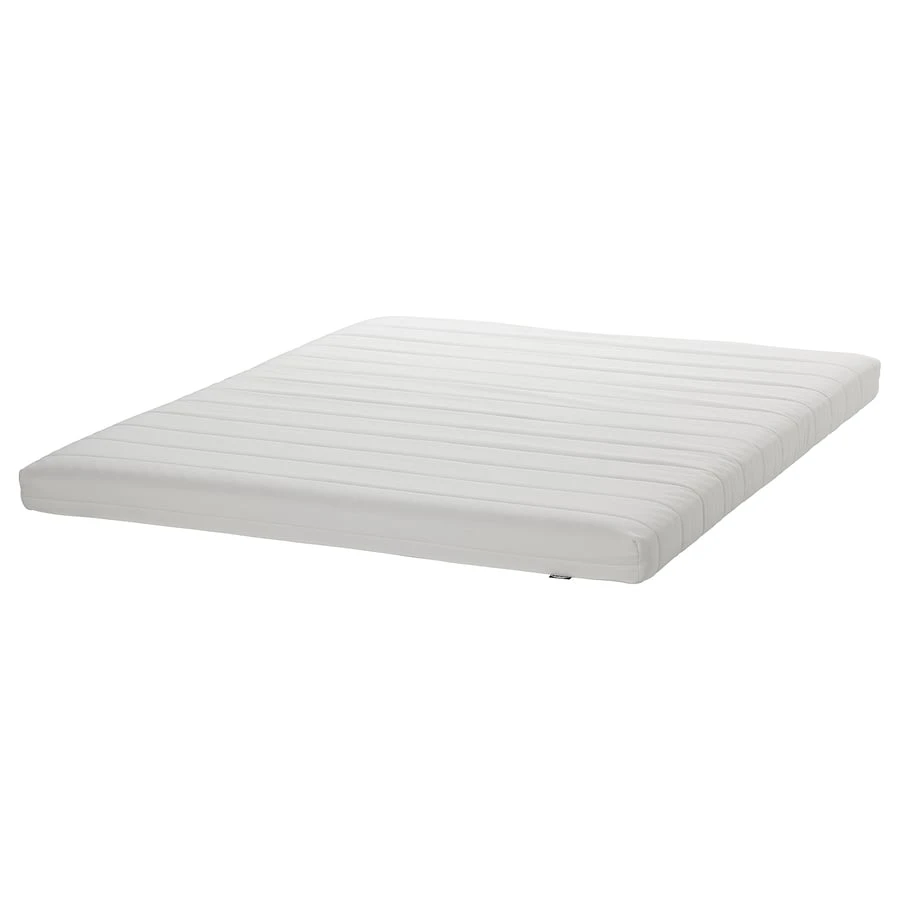 IKEA Wooden Bed Frame and Mattress - photo 5