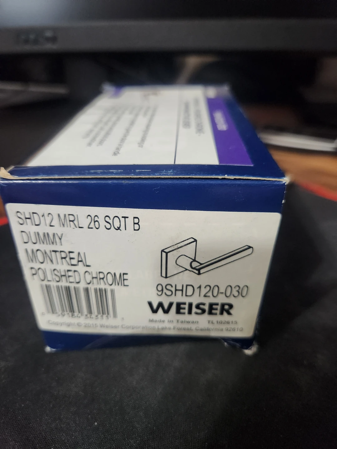 Weiser Montreal Dummy Lever - Polished Chrome - photo 2