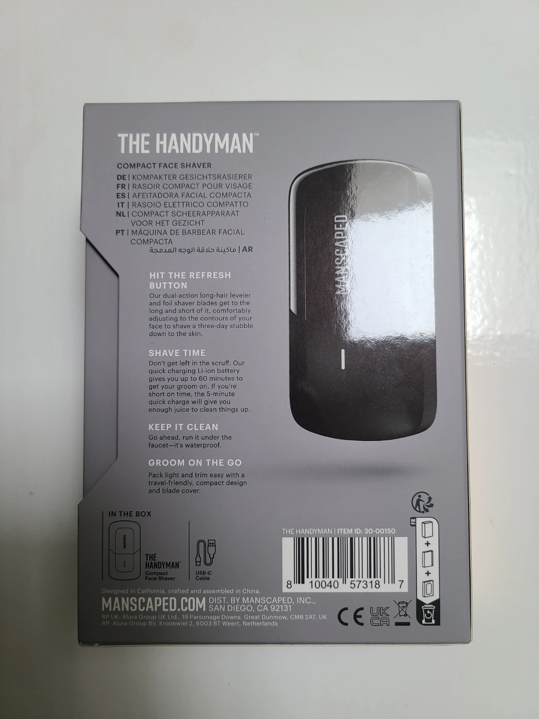 MANSCAPED The Handyman Compact Face Shaver - photo 2