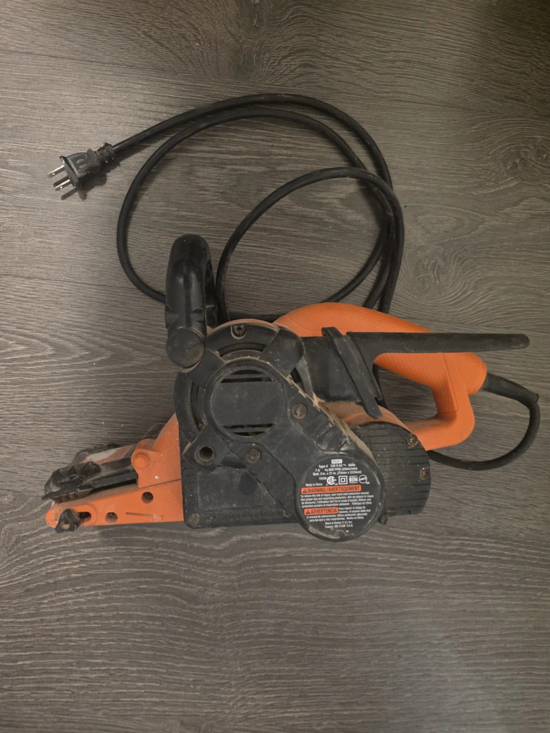 Black+Decker Belt Sander - NO BAG - photo 3