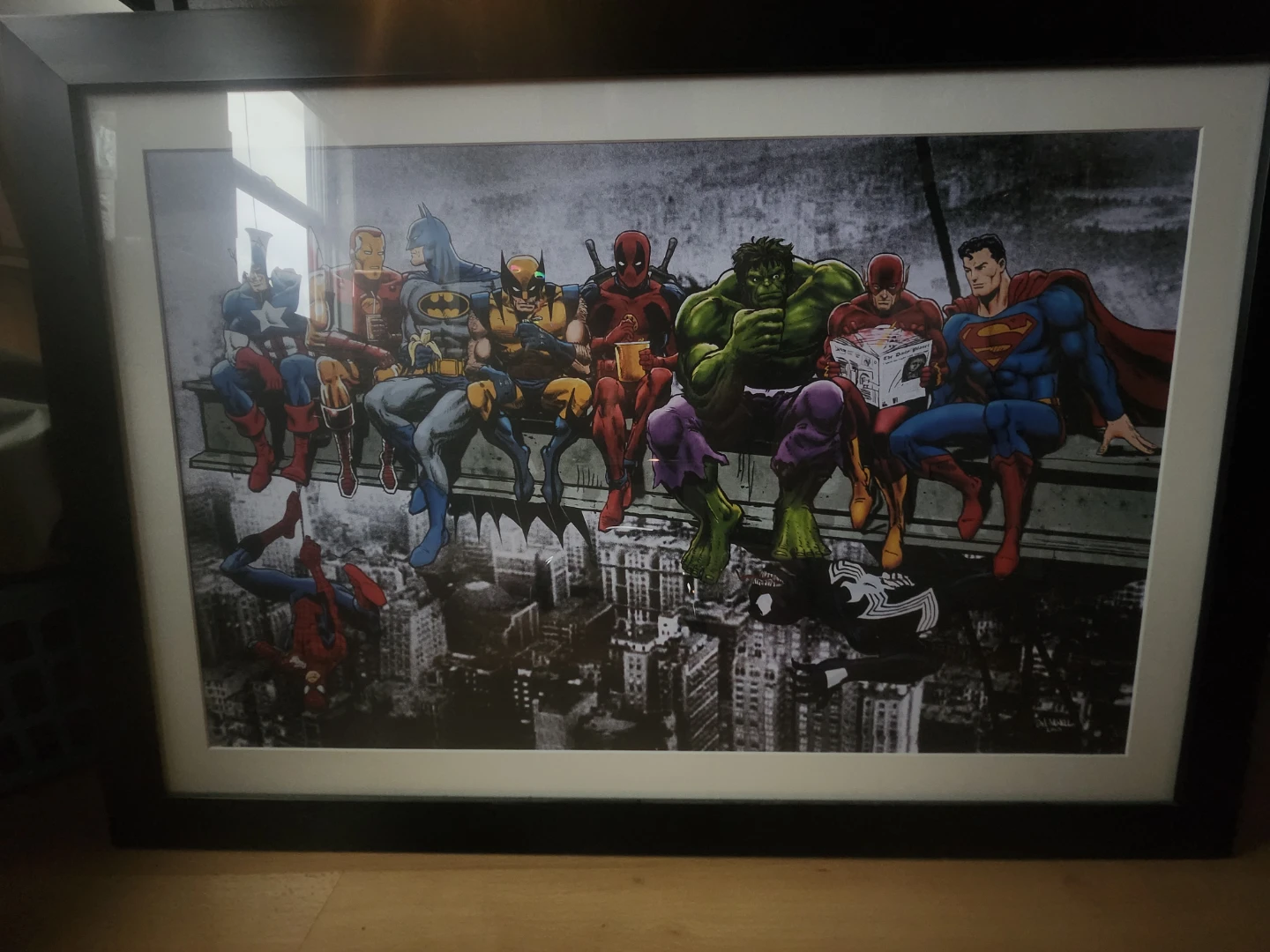 Framed Superhero Art Print